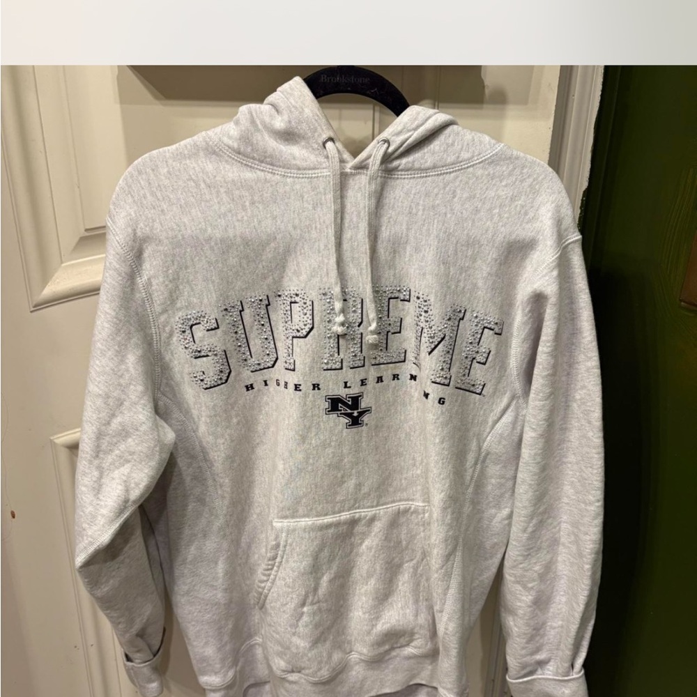 Supreme Higher Learning Bedazzled Hoodie